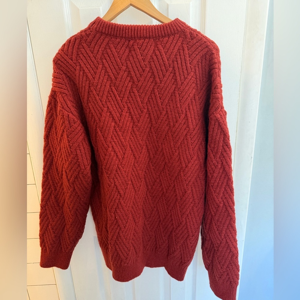Aelfric Eden Rust Cable Knit Sweater - Women's Pullover - Picture 2 of 3